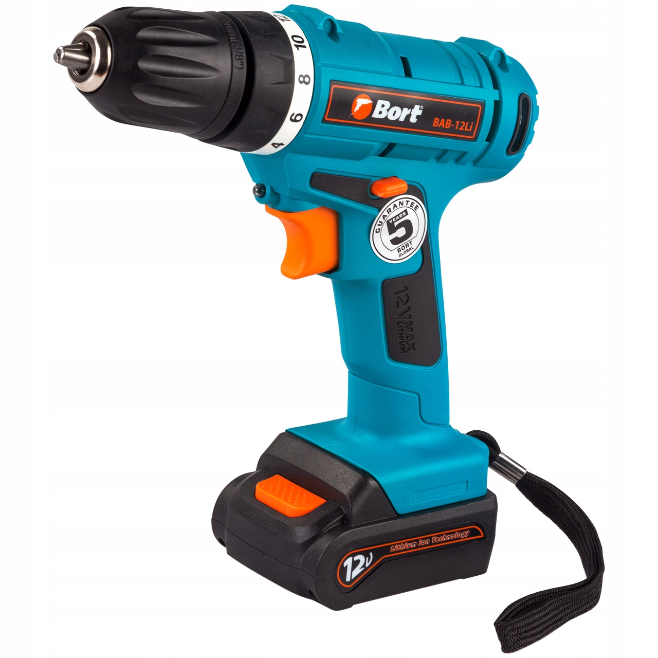 ШУРУПОВЕРТ 12V АКУМУЛЯТОРНА ДРИЛЬ BORT 1.3 AH
