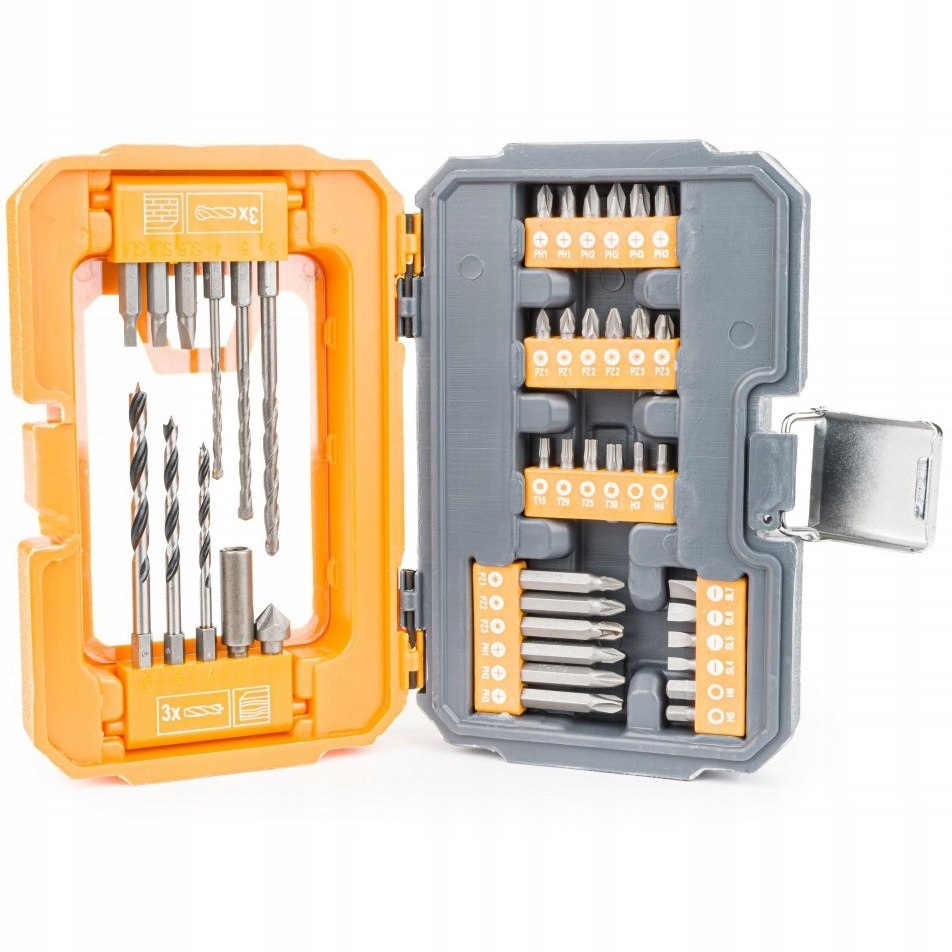 ZESTAW WIERTEŁ BITÓW POGŁĘBIACZ 41el. HEX Kod producenta Powermat PM-ZWB-41SU / PM0770