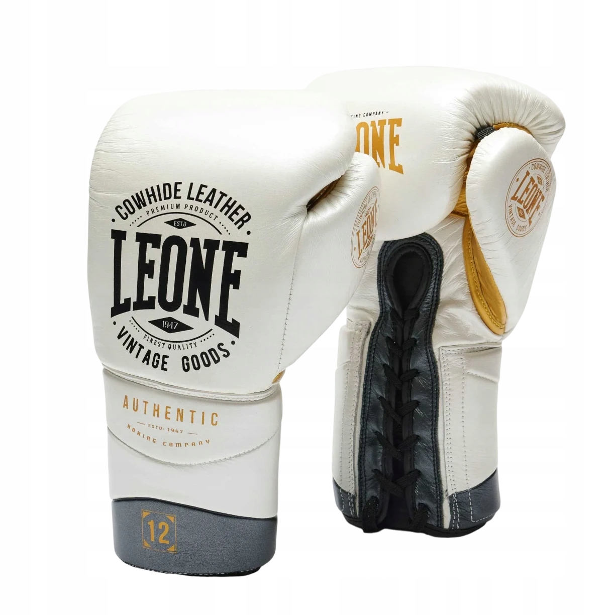 Rękawice Bokserskie Leone Authentic 2 Biały 10OZ