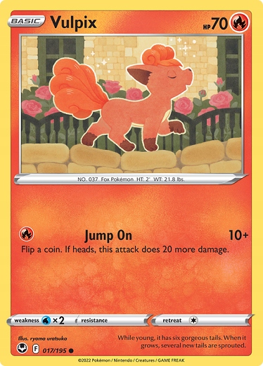 Karta Pokemon TCG Vulpix (017/195)