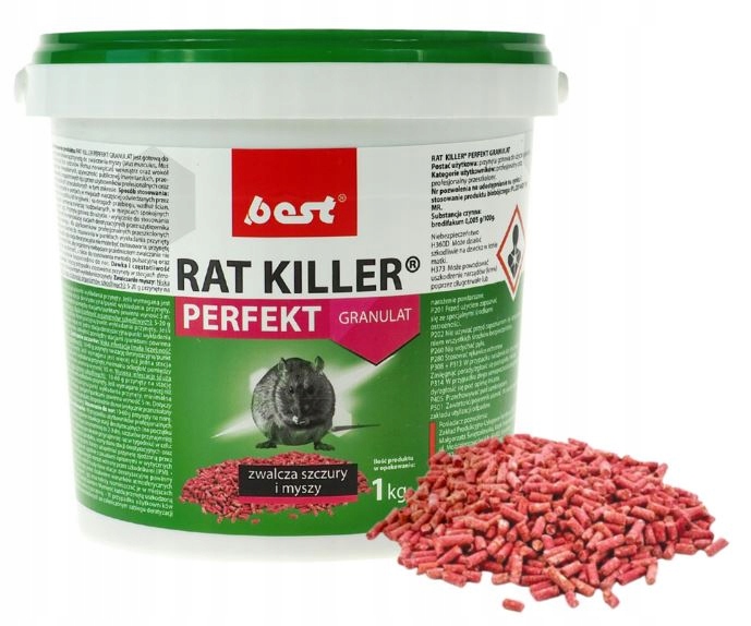 

Rat Killer Perfekt 1kg Granulat Trutka Na Gryzonie