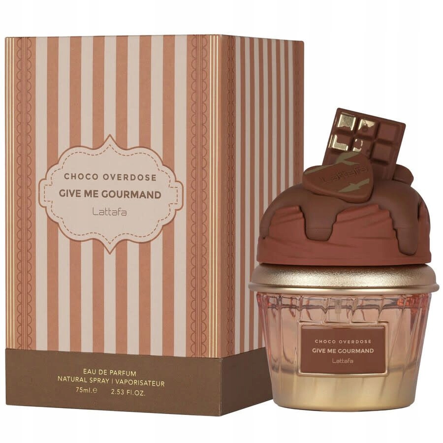 Lattafa Give Me Gourmand Choco Overdose Edp 75 ML (Parfémovaná voda s vůní čokolády)