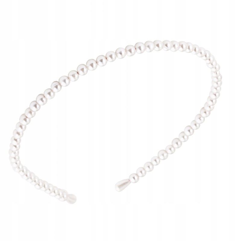 

Opaska Do Włosów Perłowa Perełki Ślubna Delikatna