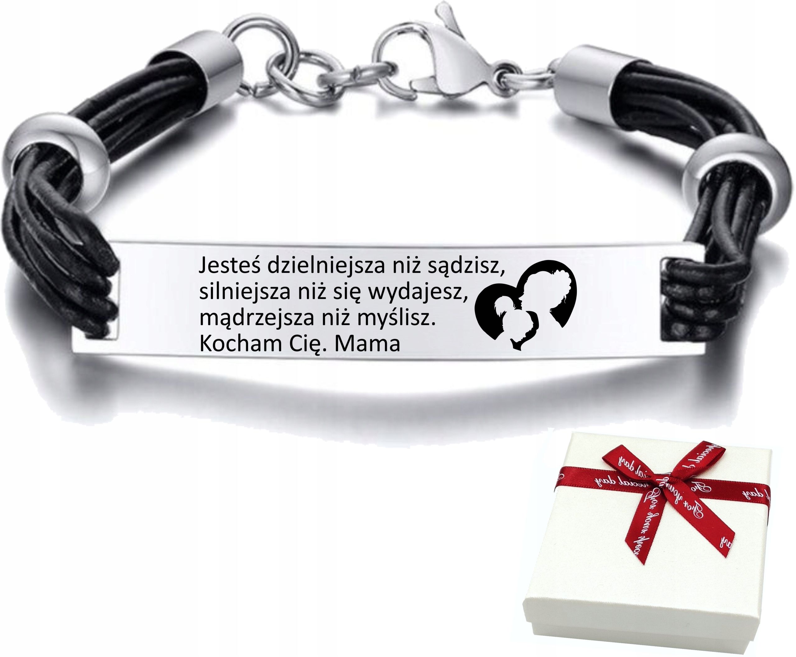 

Bransoletka Dla Córki Od Mamy Taty Grawer