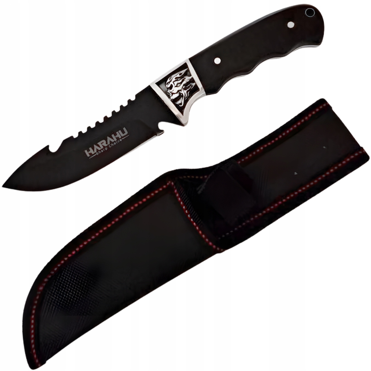 Nóż outdoorowy Wq 40121 Czarny KP-40121
