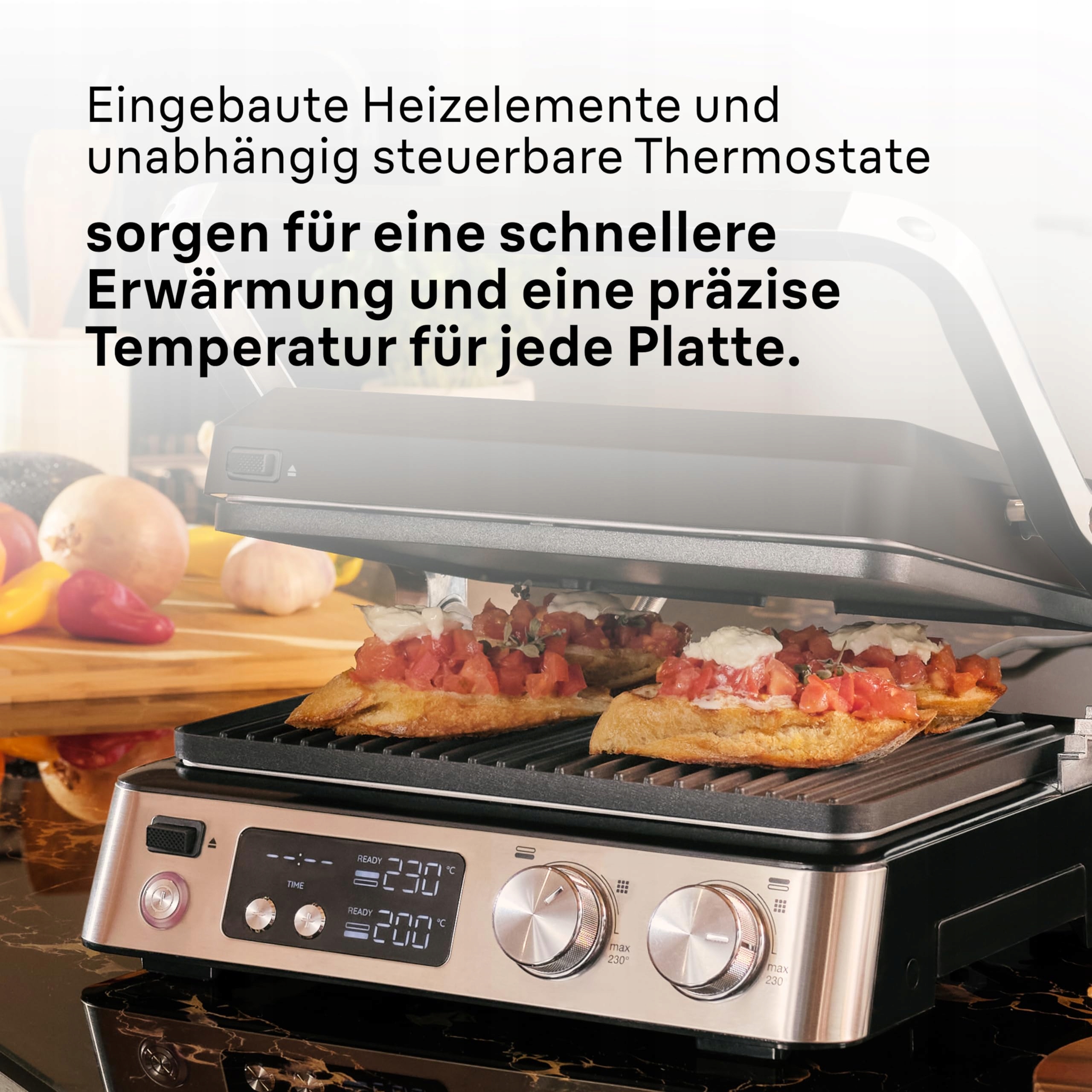 BRAUN MultiGrill 7 Grill Kontaktowy 3w1 BBQ Duża Powierzchnia 2000W — miniatura 5