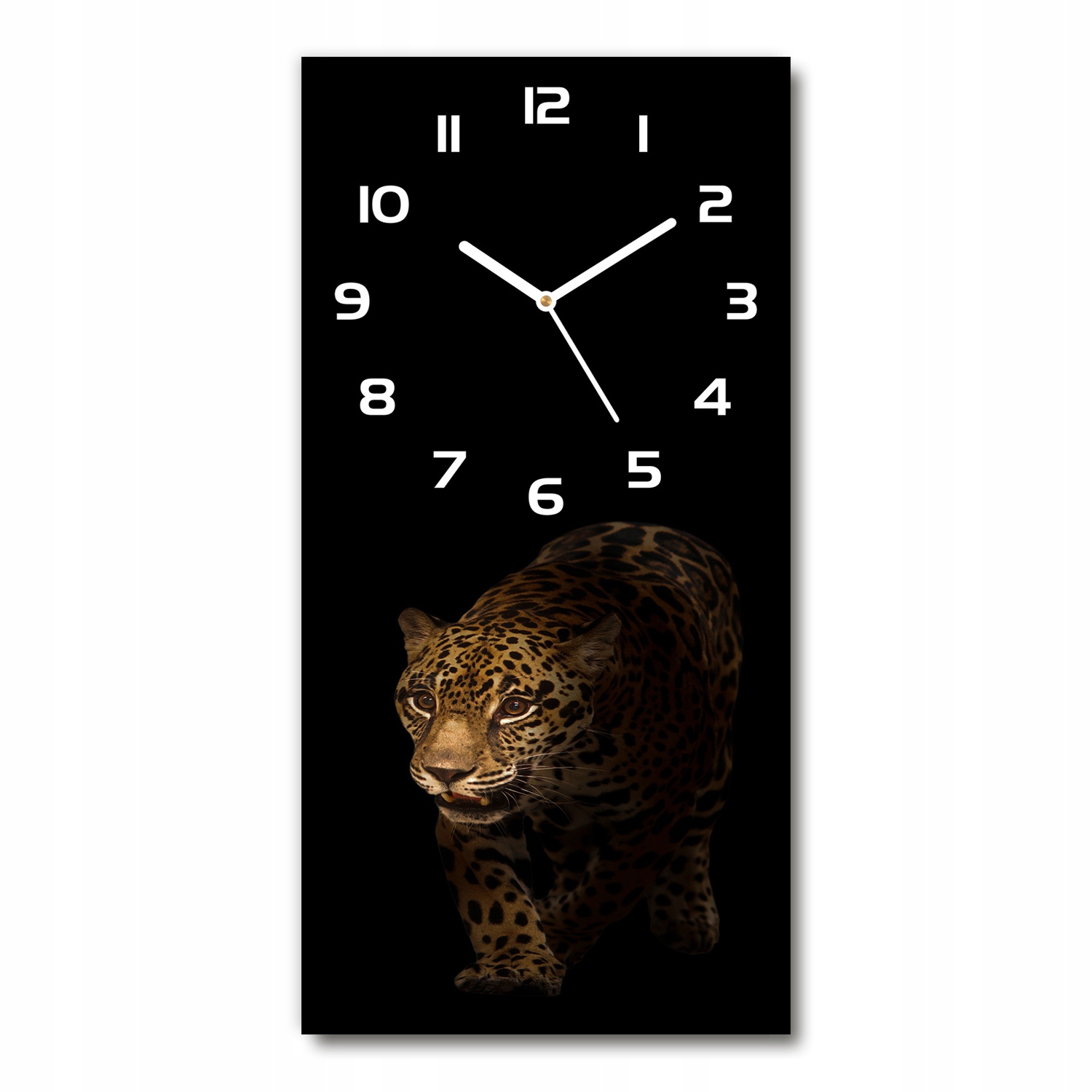 

Piękny szklany zegar ścienny Jaguar 30x60 pionowy