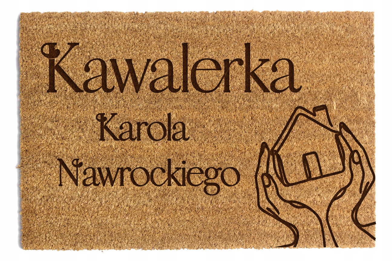 Stěrač Pod Dveře 60 x 90 cm Kavalírka Karla Nawrockého