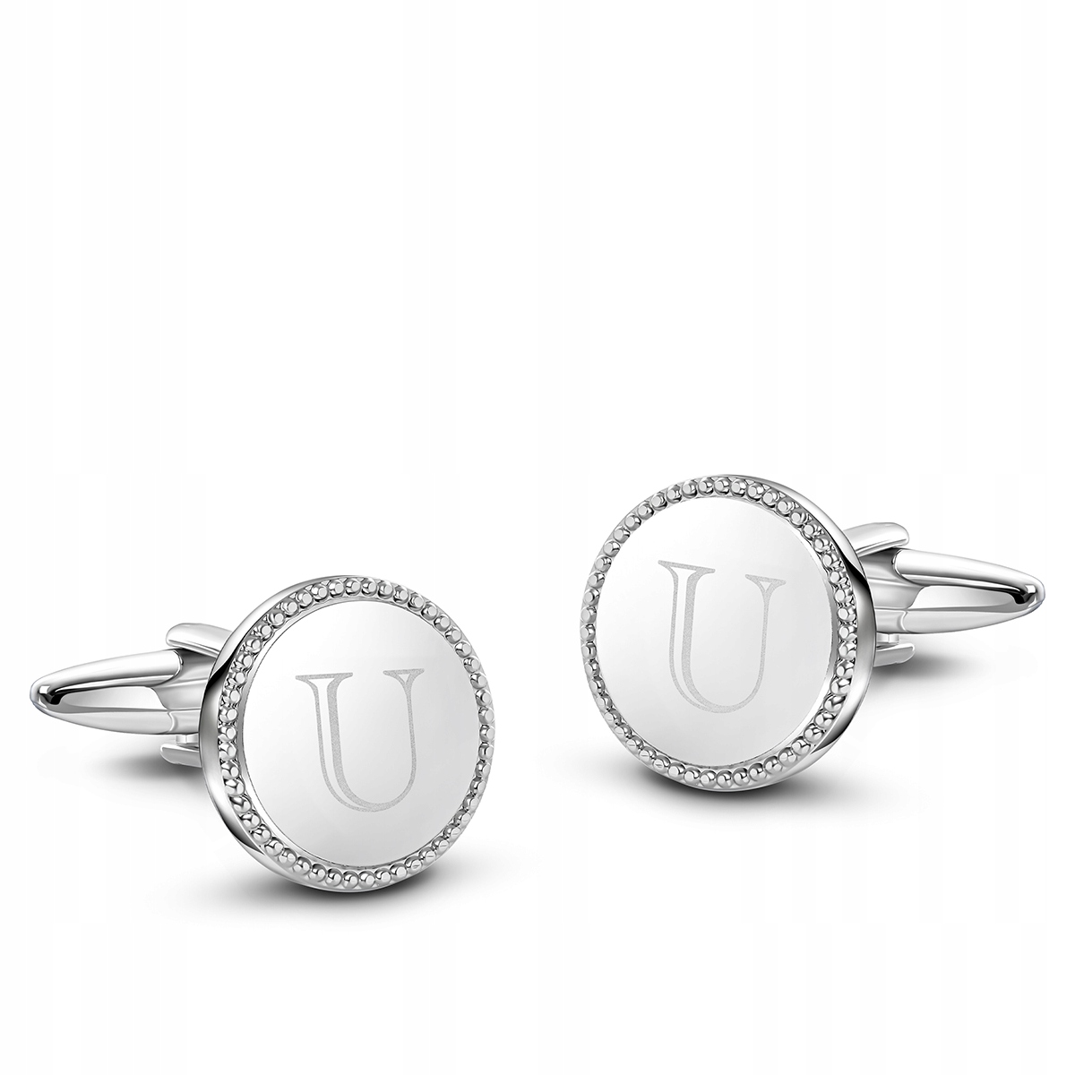 Manžetové knoflíčky s písmenem „u“ a ozdobným okrajem Pako Lorente One Size