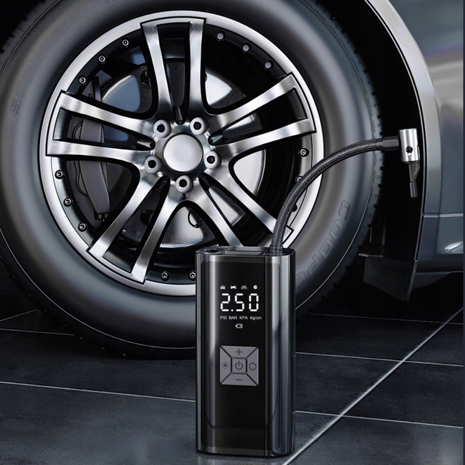 POMPKA SAMOCHODOWA ELEKTRYCZNA BEZPRZEWODOWA ROWER Marka bez marki