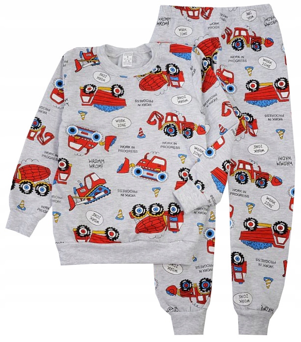 

Dres szary Komplet Spodnie Bluza Koparki 5-6 J153o