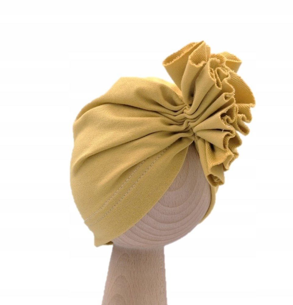 

Turban Niemowlęcy Musztardowy 3-6 MC 40