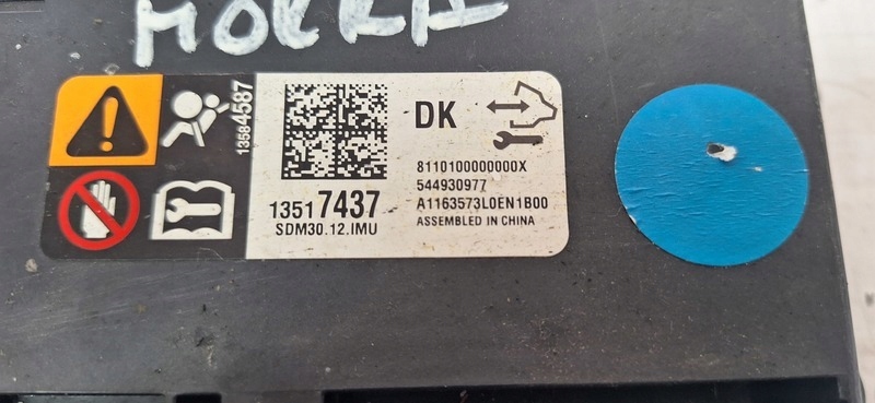 modulo airbag OPEL MOKKA 13517437
