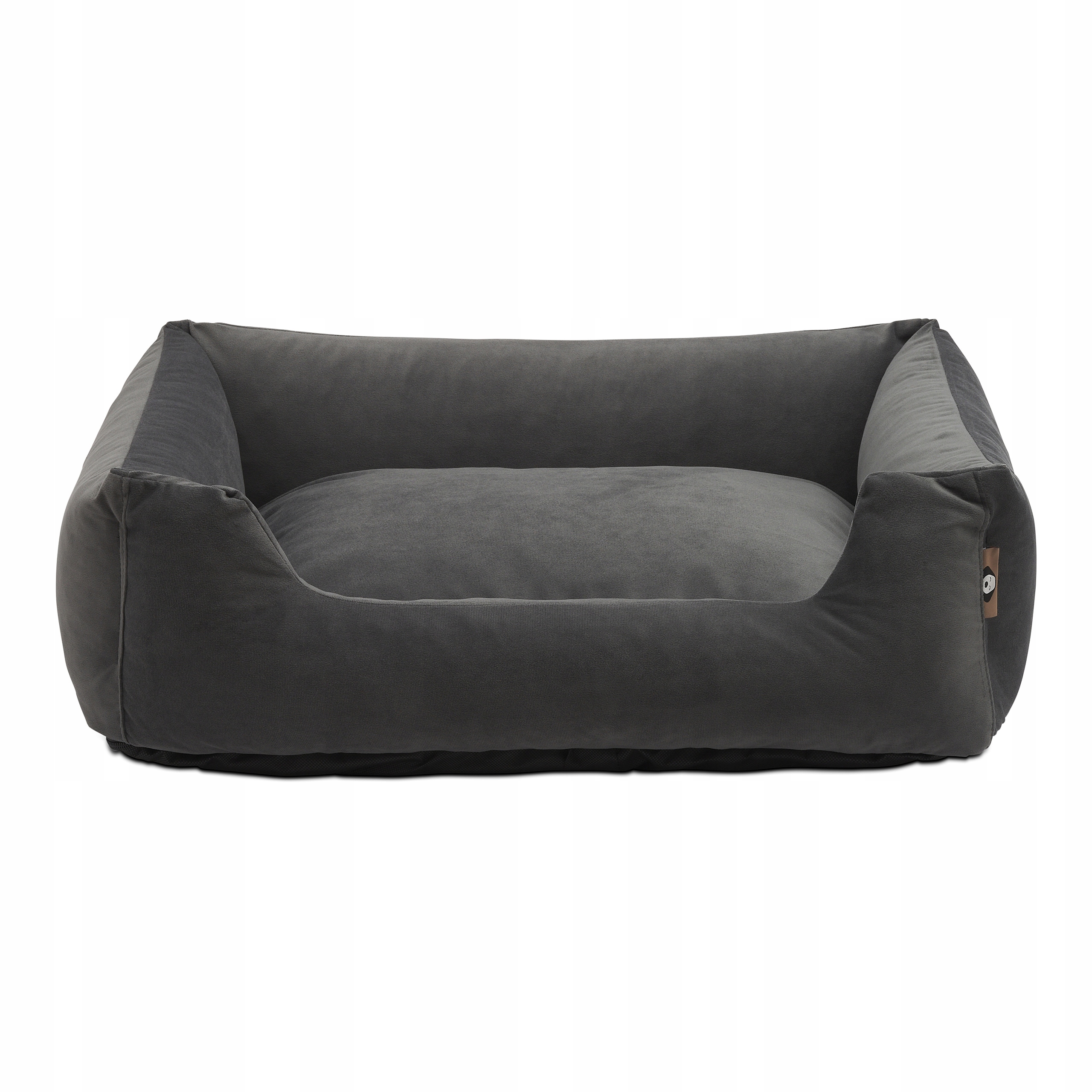 Levně Pelíšek pro psa 80x65 L, pohodlná matrace, pohovka pod polštář, pohovka Bianka Grafit