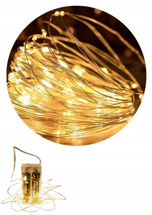 

Lampki choinkowe wewnątrz 2 m 21 50 lampek