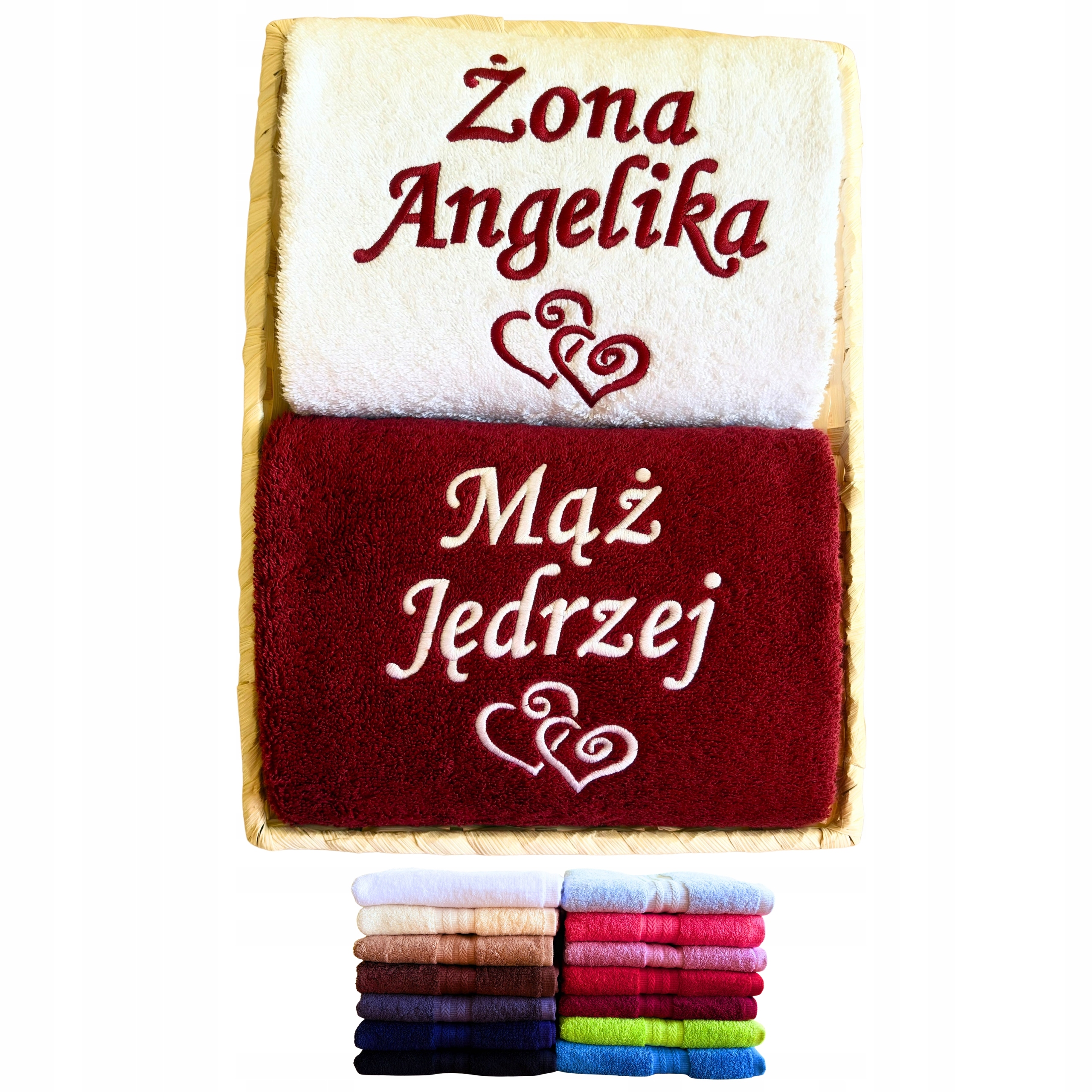 Dárek Na Svatba od kmotra, svatební Ručníky, svatební suvenýr