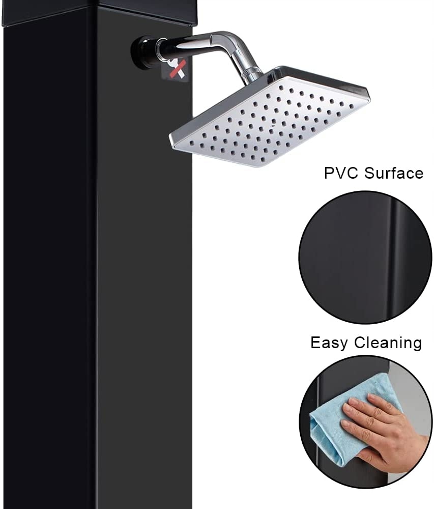 SOLARNY PRYSZNIC OGRODOWY DESZCZOWNICA 40L 217cm Model 40l