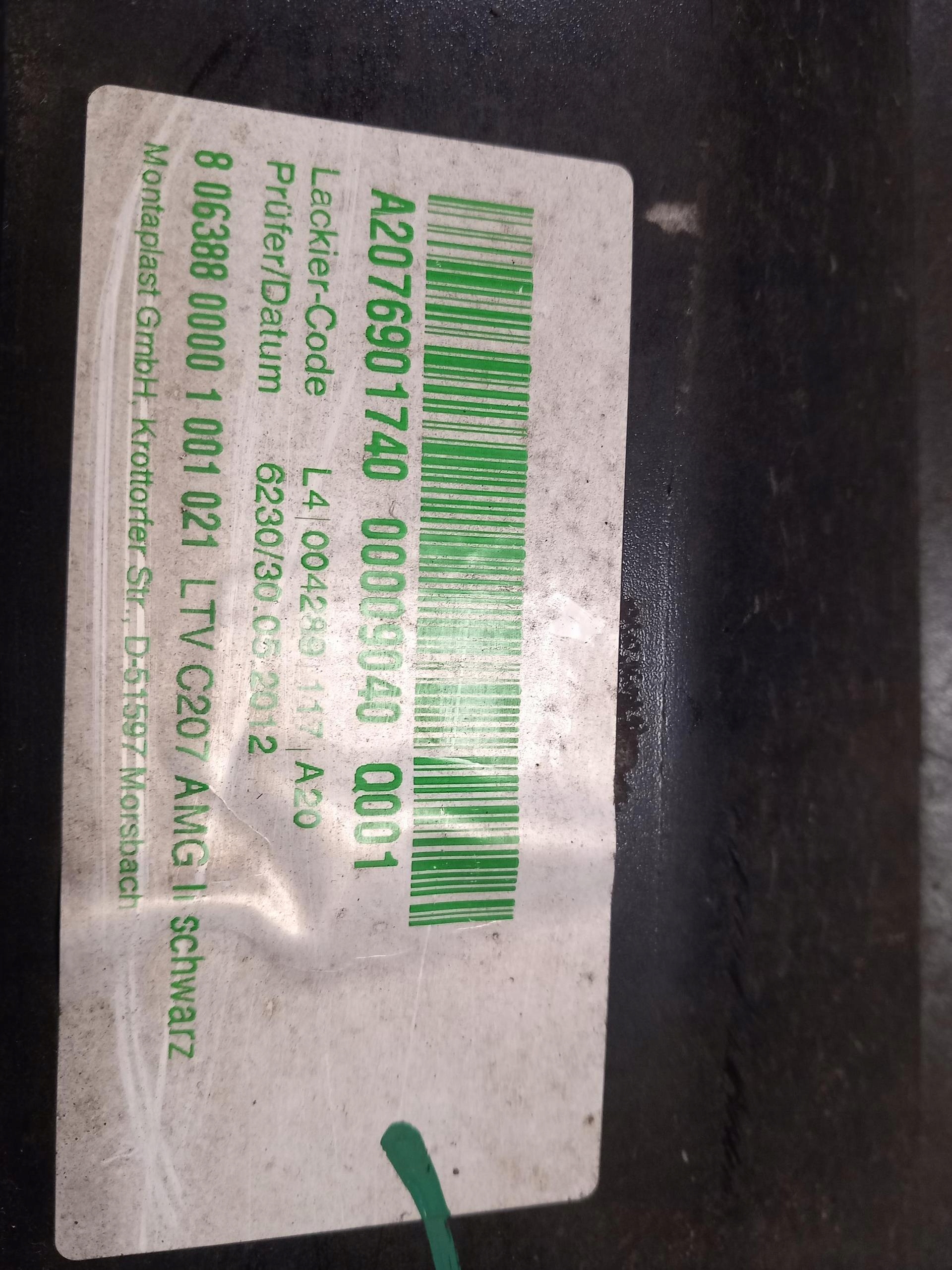 moulding threshold left MERCEDES E-class W207 COUPE 197 A2076901740
