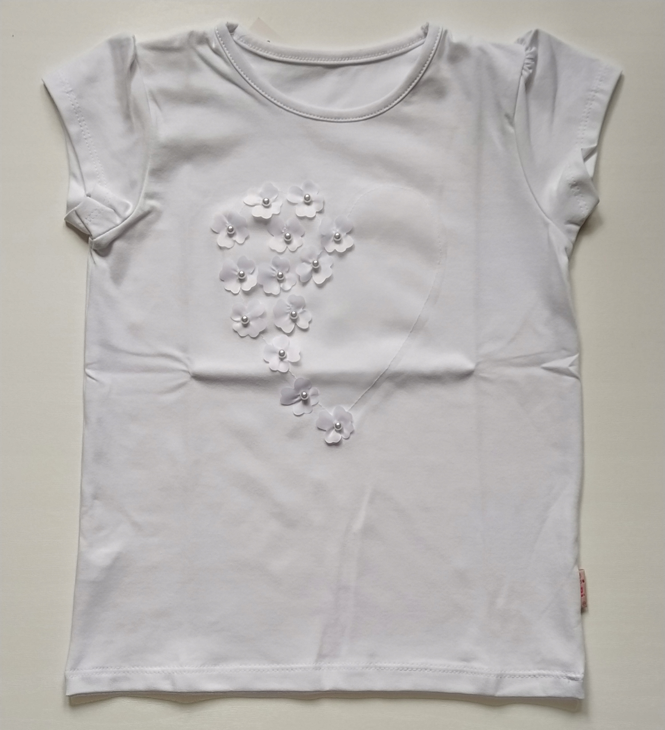 Bluzka dziewczęca Aipi kr/r biały r.116