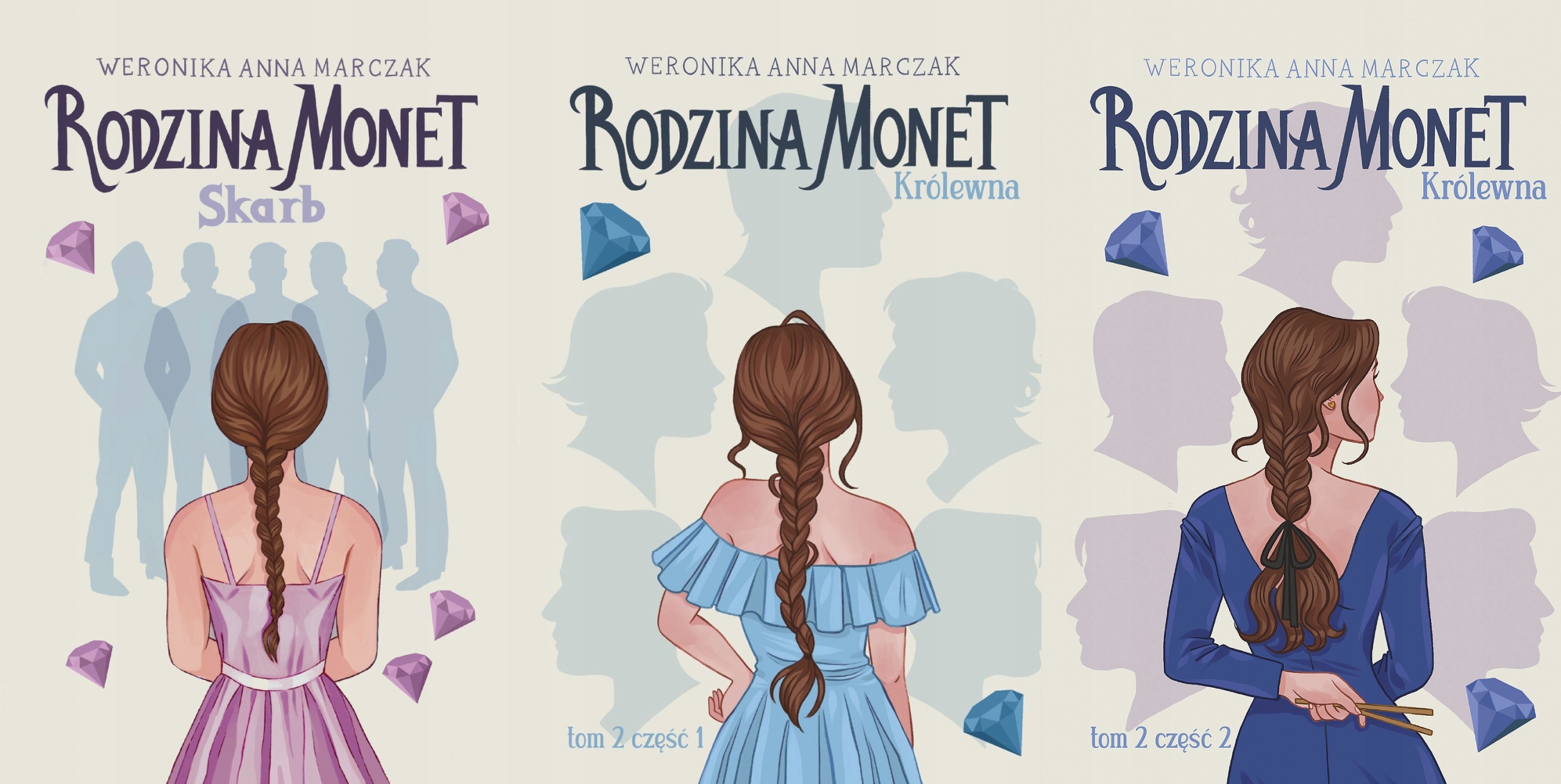 

Rodzina Monet Skarb Królewna 1+2 Marczak 3w1