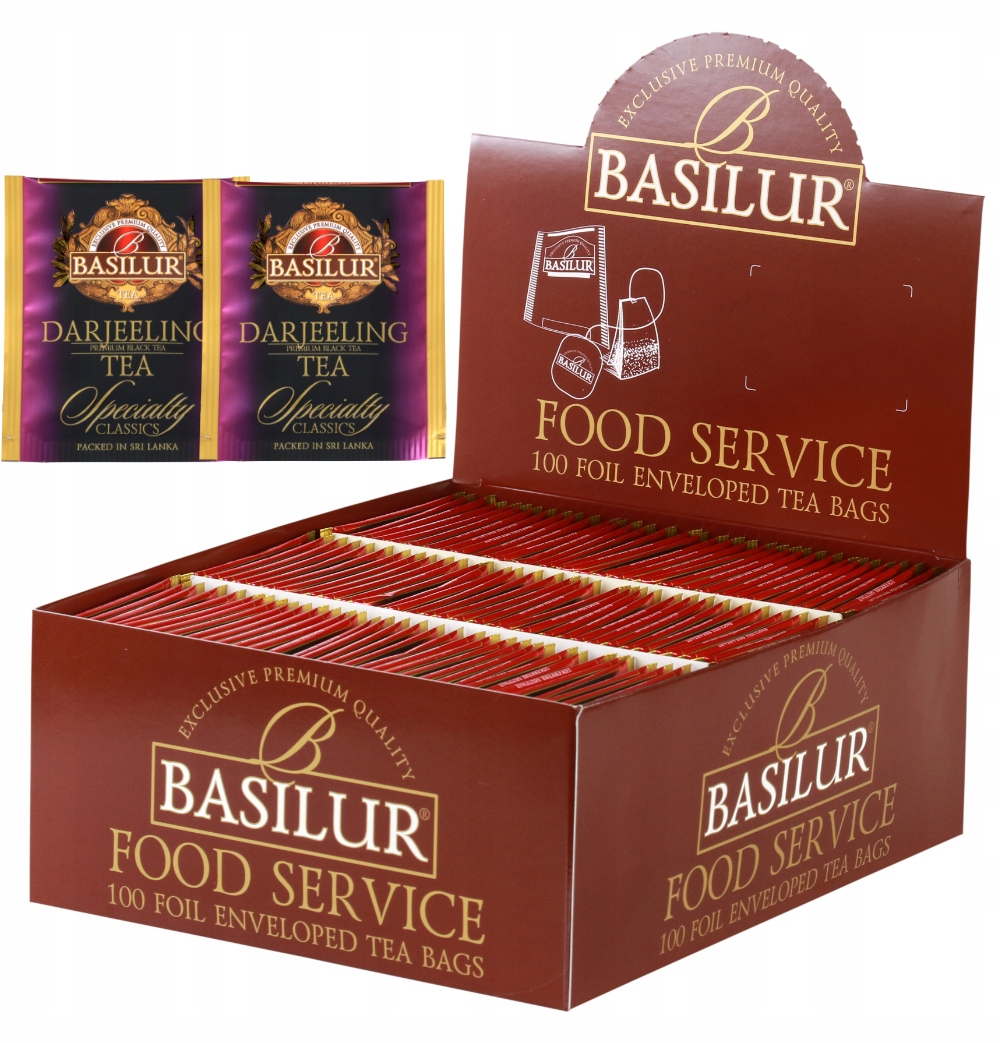Levně Čaj černý Basilur Darjeeling expresní Víno Muscat HoReCa 100 ks