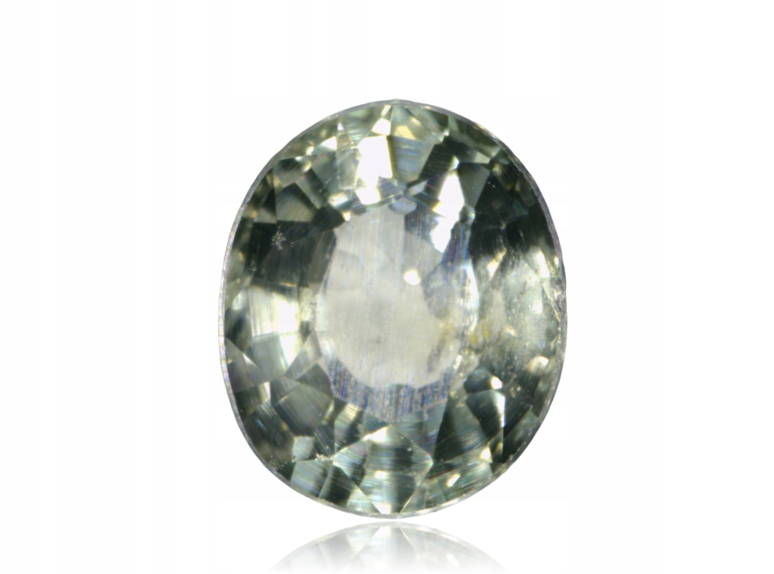 Přírodní Safír 0.34ct Zelený Ovál eCertifikát Wbd