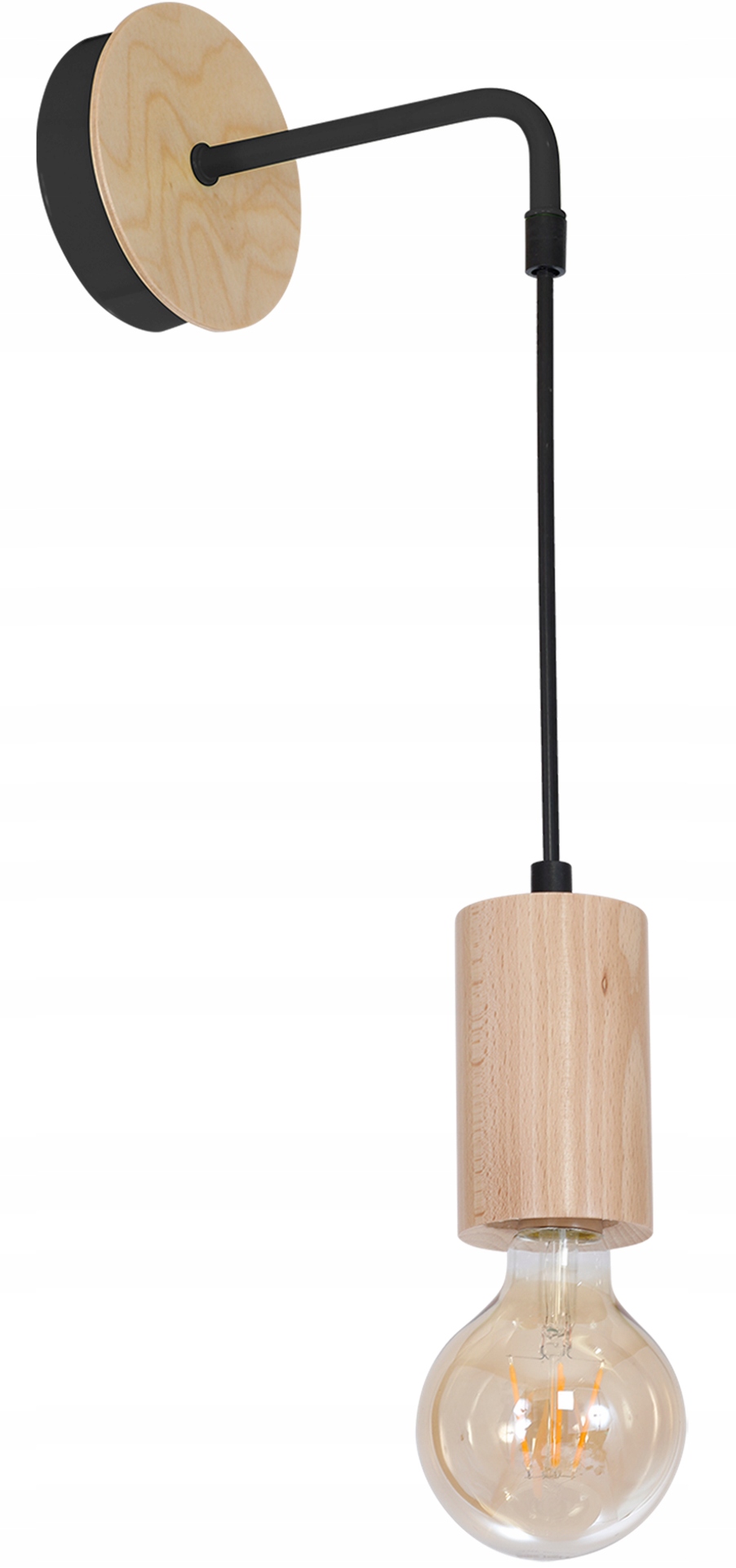 Dřevěná nástěnná lampa 1xE27 Lines MLP8824 Eko-light