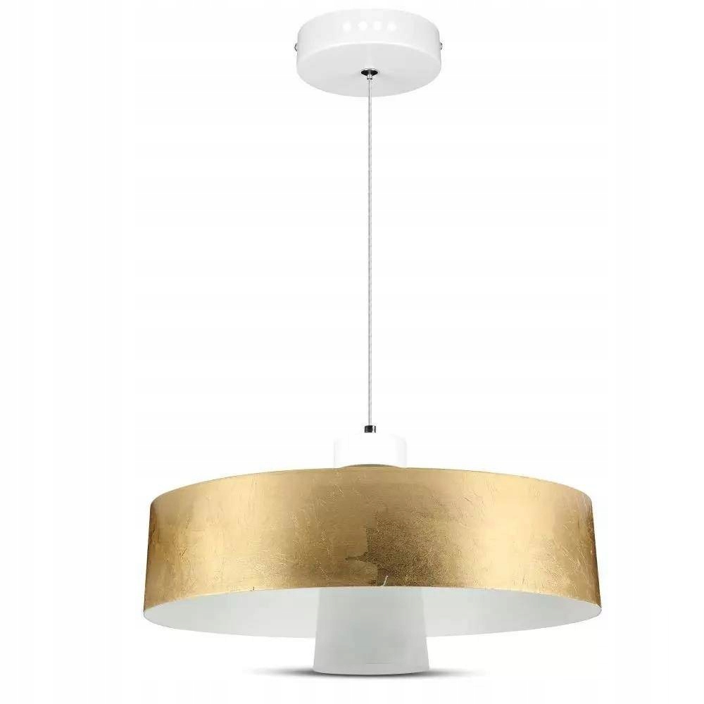Dekorativní Závěsná Lampa Klosz Zlatý Lustr 400lm 4000K V-tac Fi 34cm