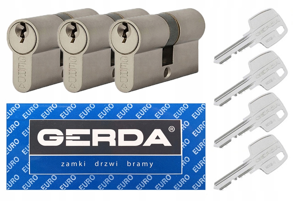 

Komplet wkładek Gerda WKE1 System 25/40 3 szt.