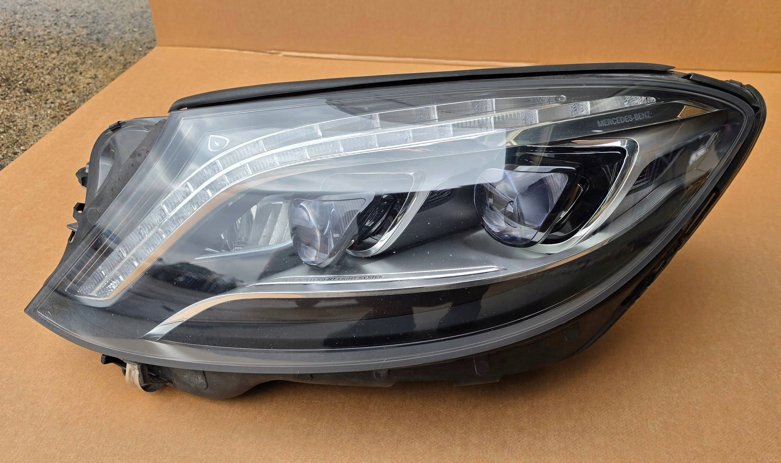 Mercedes S-klasa a222 w222 light left ILS night vision before lift