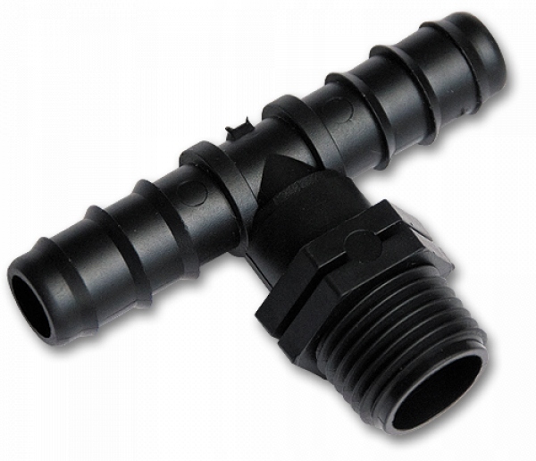

Trójnik Gz 3/4" 2x wtyk na wąż 25mm do węży