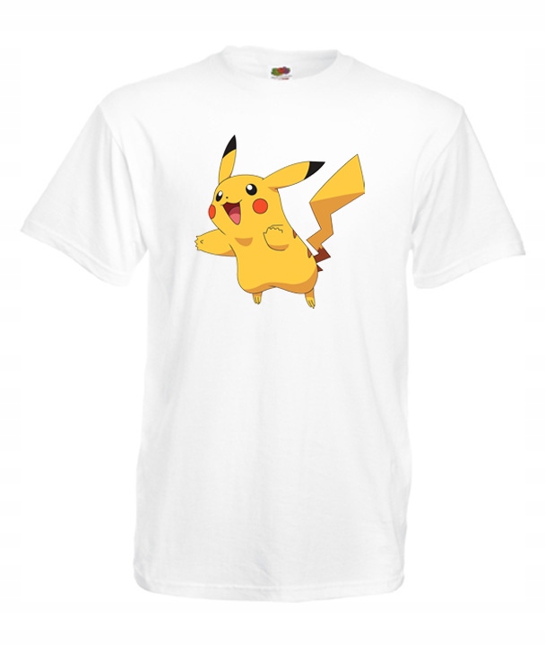 

XXL Koszulka Męska Pokemony Pikachu Pika Wzory