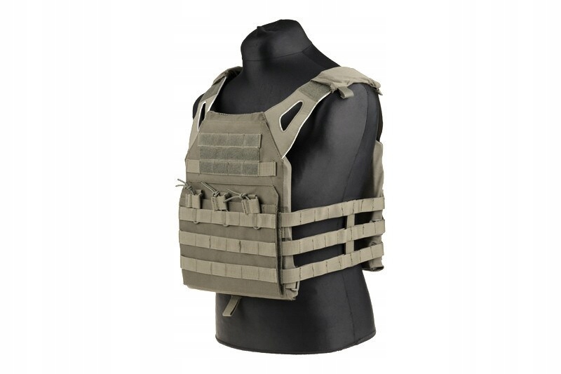 Kamizelka taktyczna wojskowa militarna Gfc plate carrier typu Jump olive