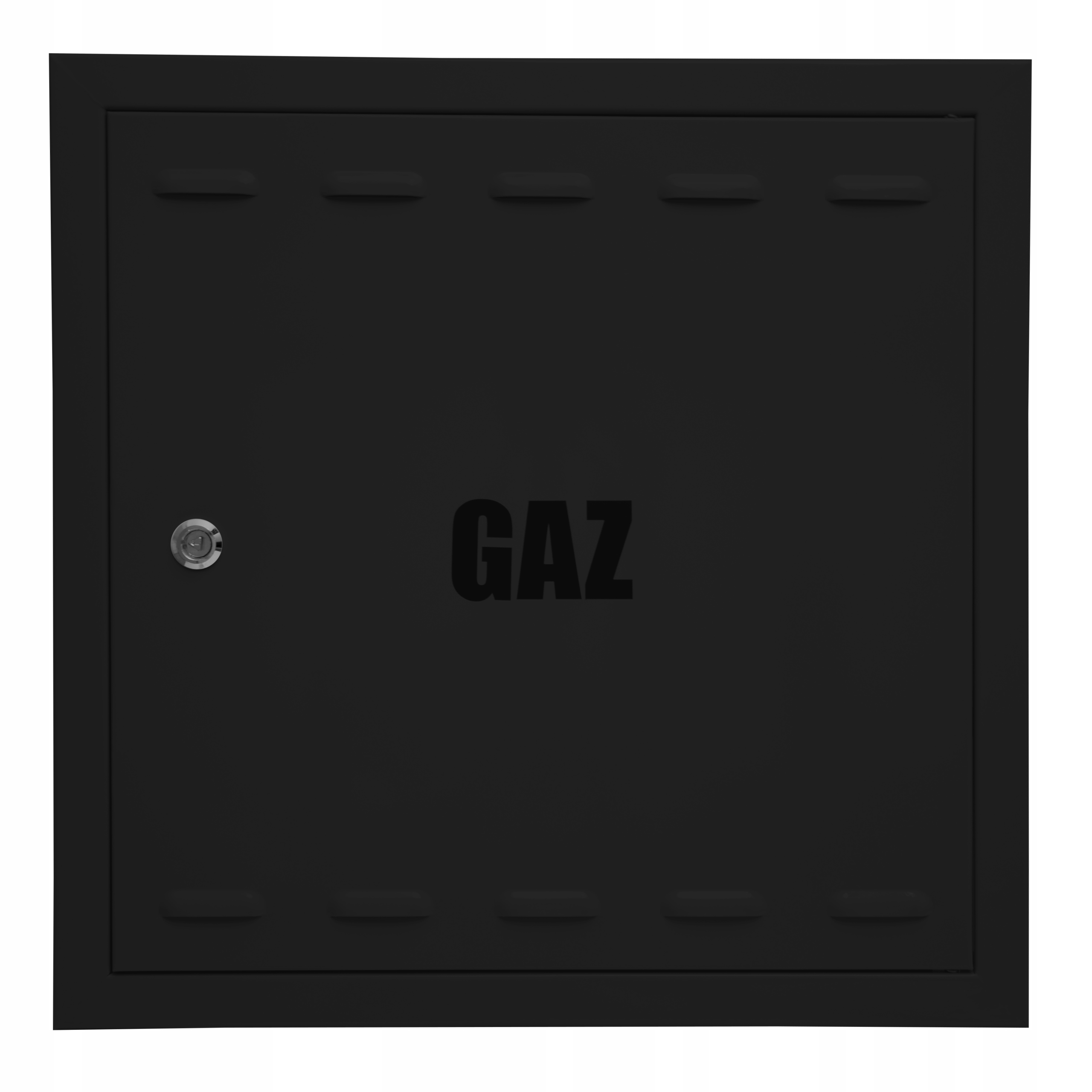 DRZWICZKI GAZOWE CZARNY MAT 60x60