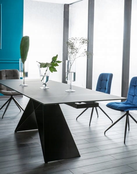 Stół rozkładany WESTIN 160(240)x90 czarny Szerokość mebla 160 cm