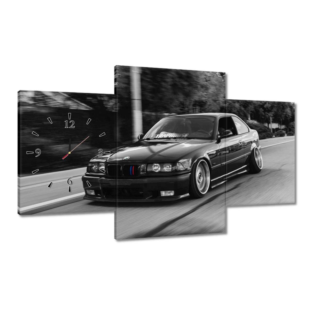 Hodiny 100x60 Bmw 3 Trojka Buma Klasické auto Daily Car