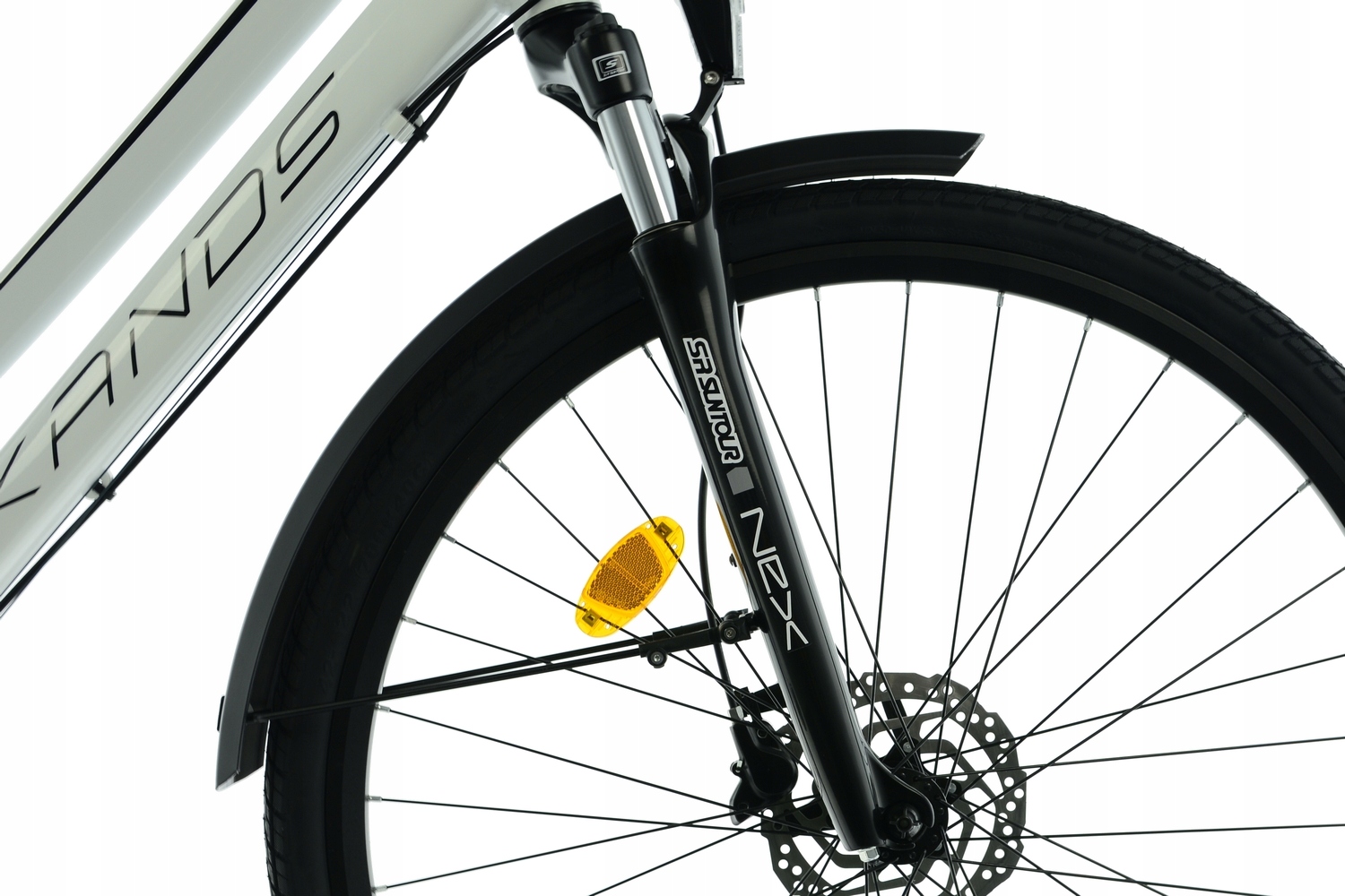 Rower Trekkingowy Kands 28 Verso V1 r19' biały SHIMANO HYDRAULIKA r25D