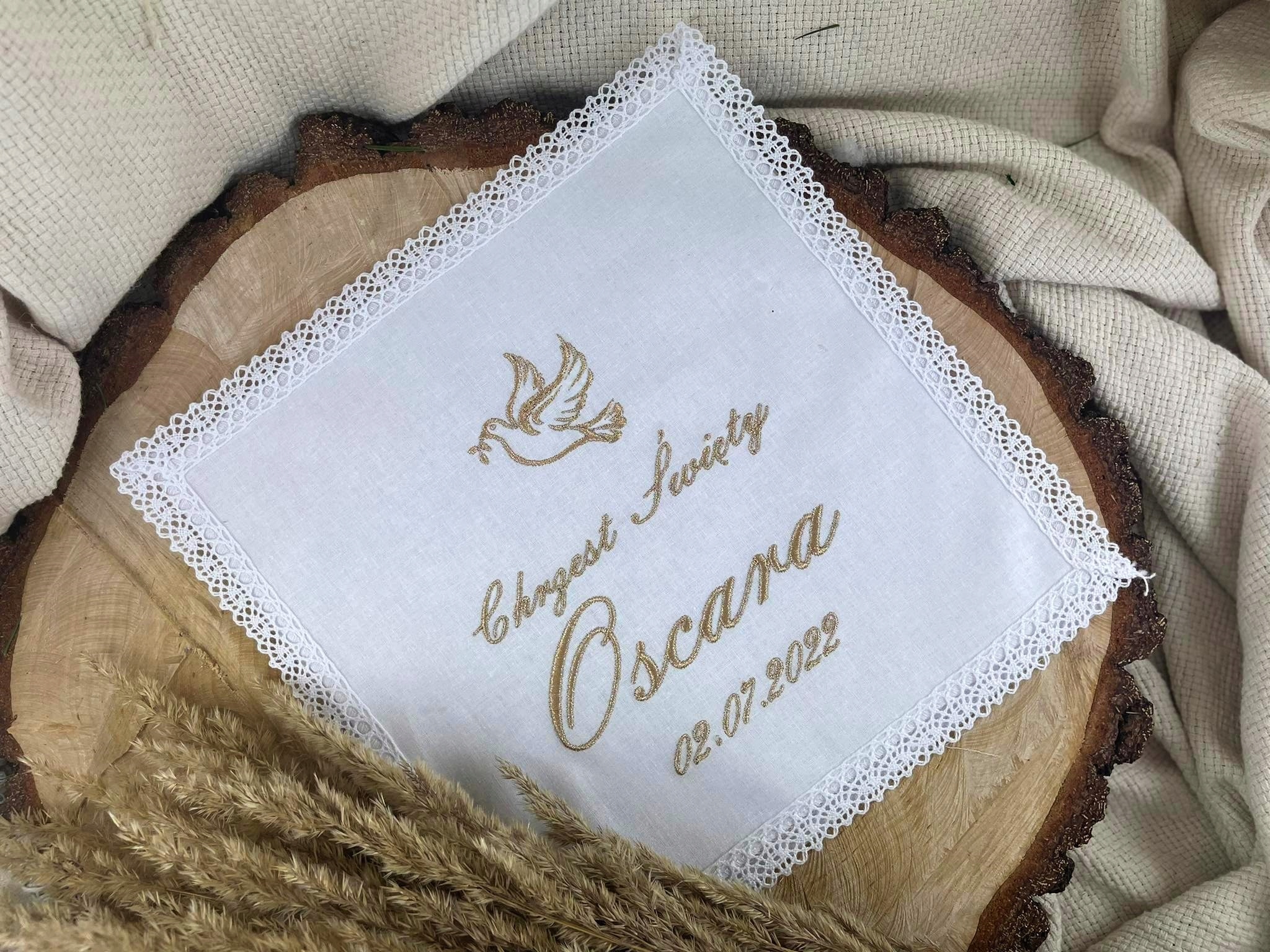 BIAŁA HAFTOWANA PERSONALIZOWANA SZATKA DO CHRZTU NA CHRZEST KRZYŻMO Rodzaj szatka