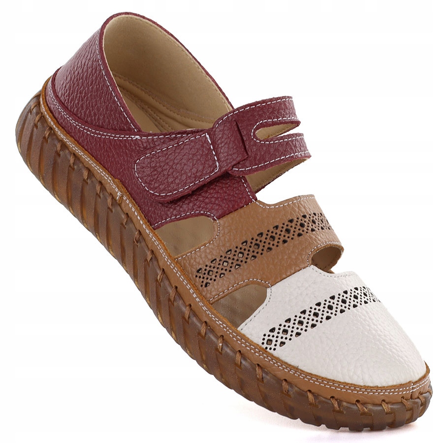Kožené polobotky na suchý zip pohodlné Artiker 58C1500 38