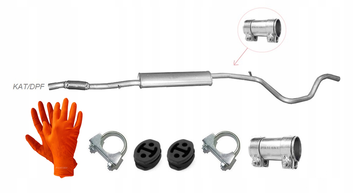 Peugeot Bipper 1.3 HDi 55 kW (od roku 2010) Tlumič