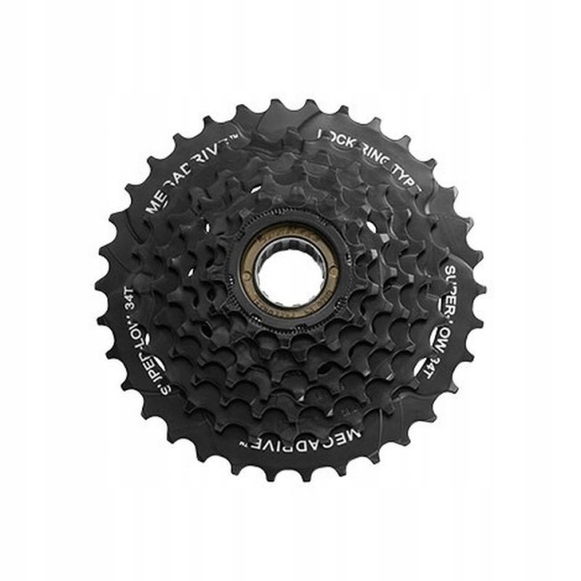 Wolnobieg 7-rzędowy SUNRACE 14-34T do Shimano czarny