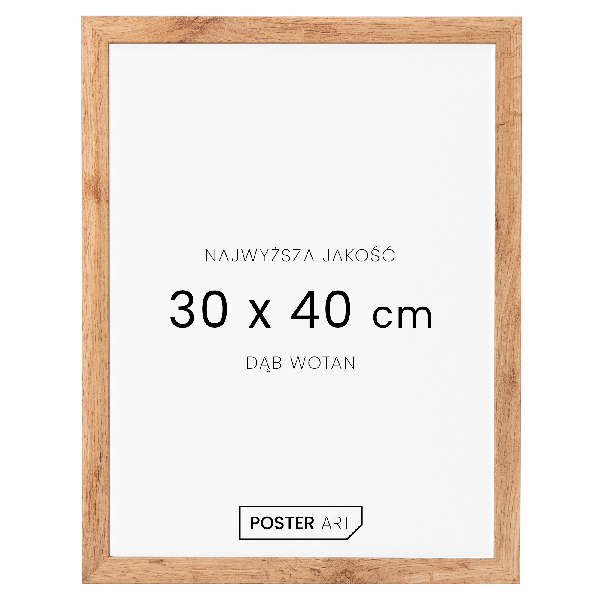 

Ramka Dąb Wotan 30X40 40X30 CM