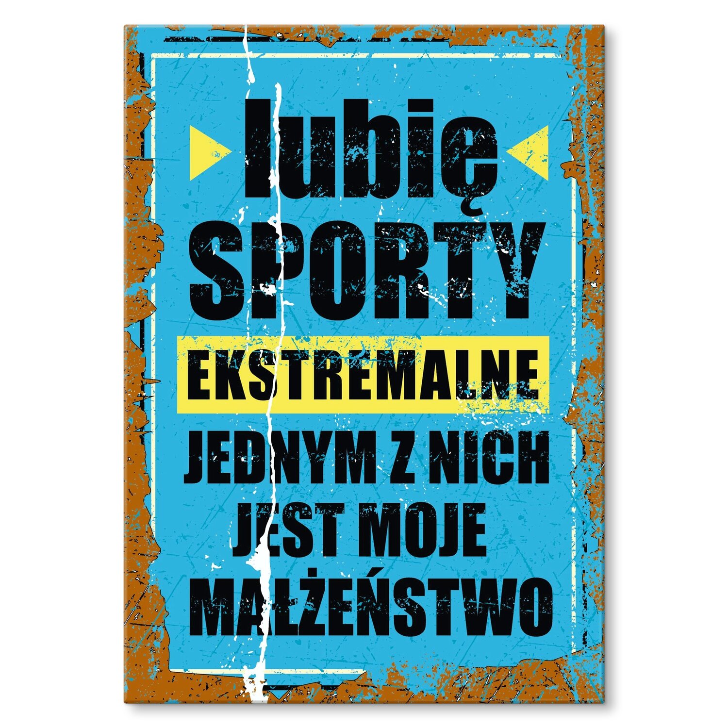 Kovový plakát pro extrémní sporty Štítek Plech 30 x 42 cm Dárek