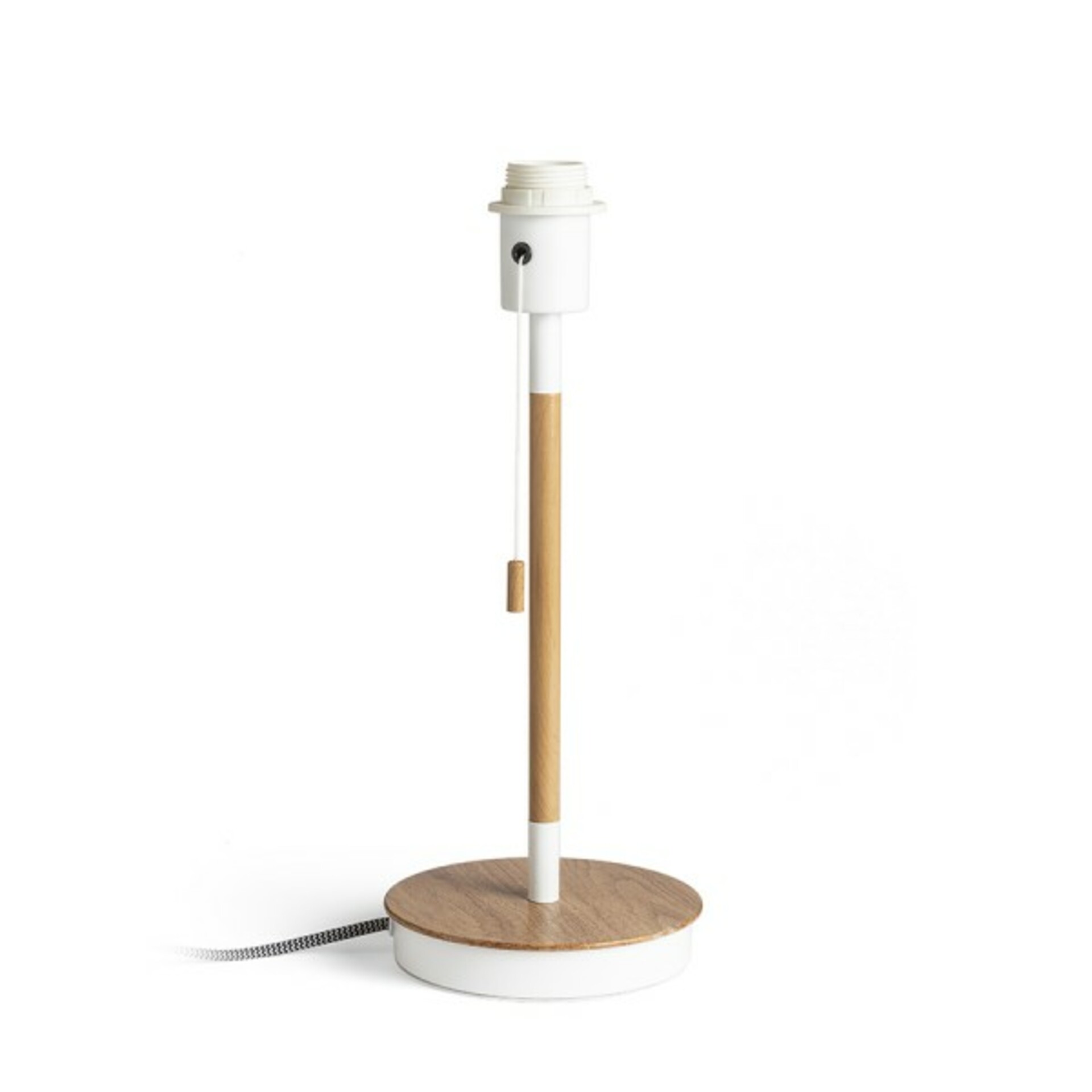 Rendl Keith stolný podstavec s Usb, biela/buk, E27, 40W, 230V