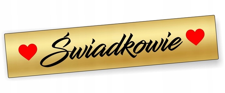 

Ślubna tablica na Wesele dla świadków