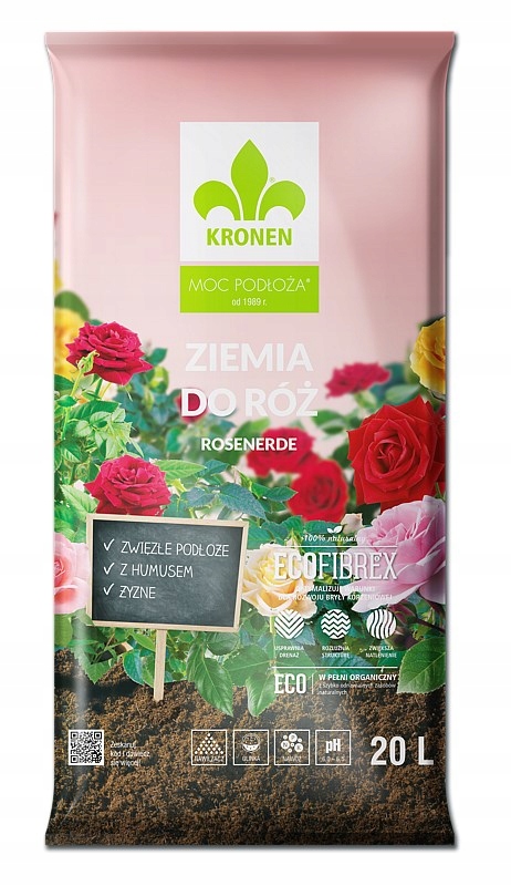 

Ziemia Podłoże Do Róż 20L Kronen