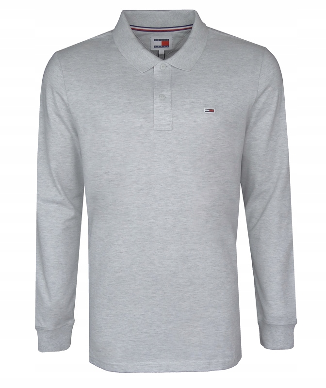 Tommy Jeans pánská polokošile s dlouhým rukávem, šedý melír, XXL