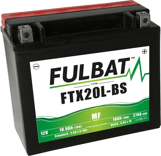 Akumulator Fulbat FTX20L-BS YTX20L-BS Agm 12V 18Ah 270A Zamiennik Yuasa