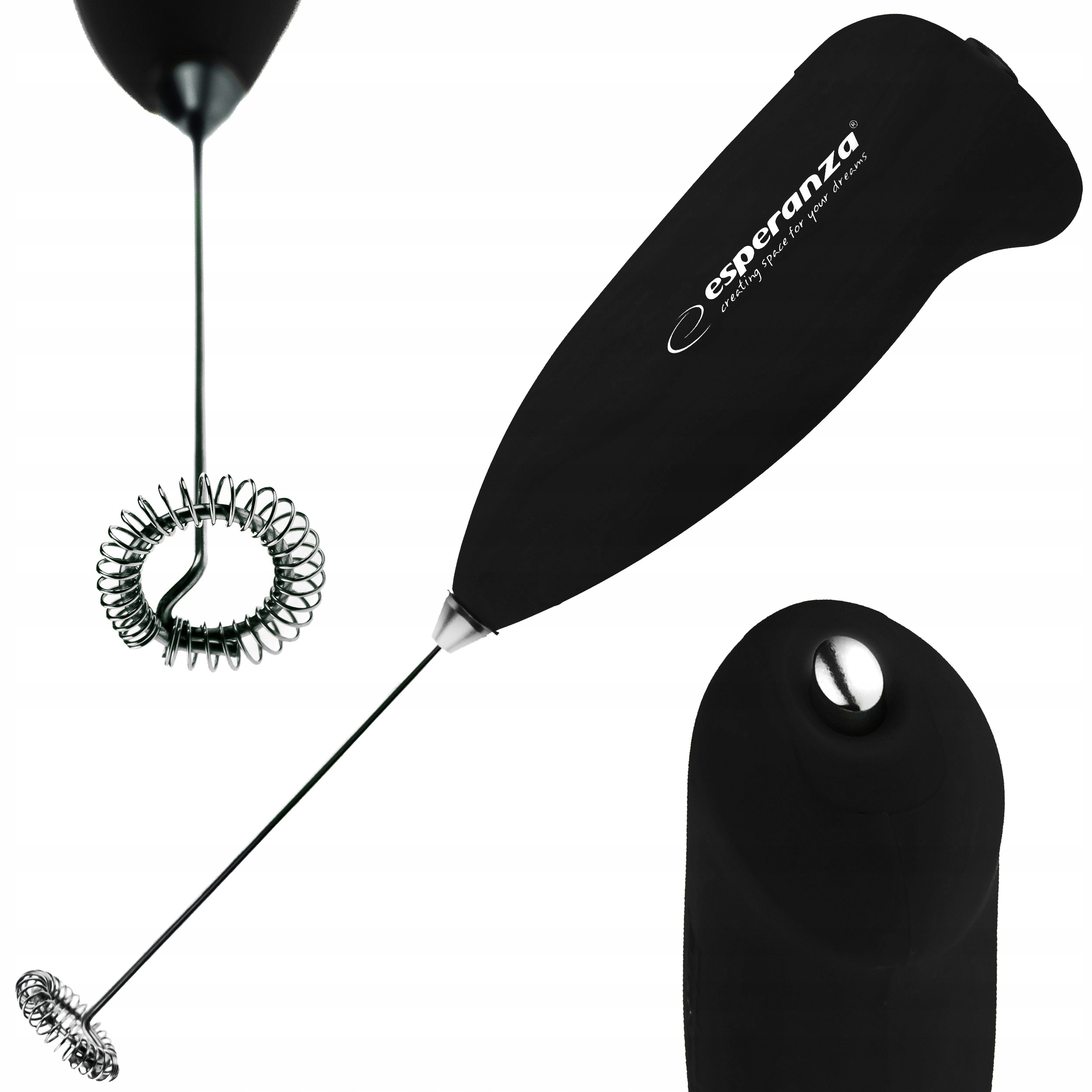 SPIENIACZ DO MLEKA KAWY MINI MIKSER TRZEPACZKA Rodzaj ręczny