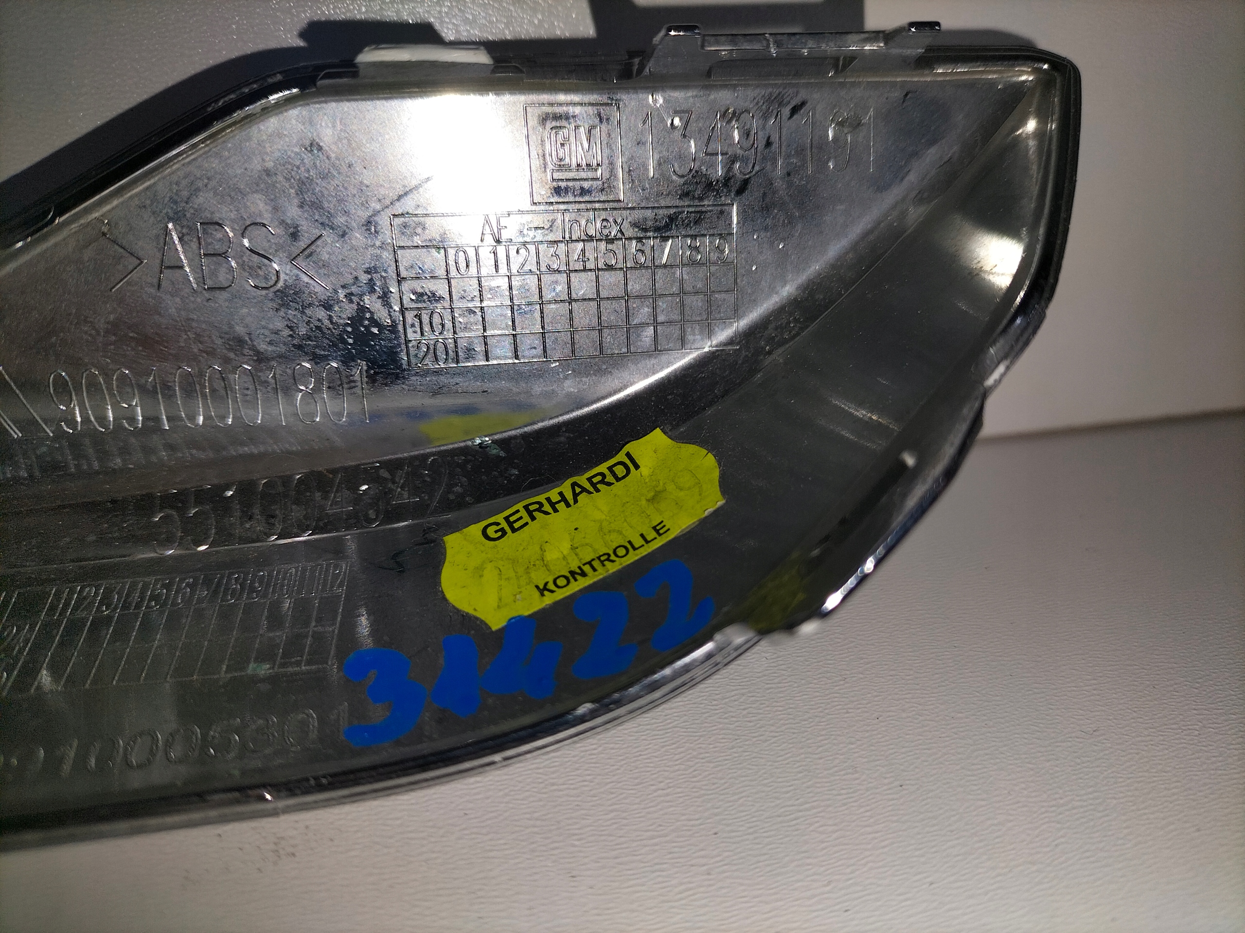moulding grille front chrom right OPEL INSIGNIA B 17